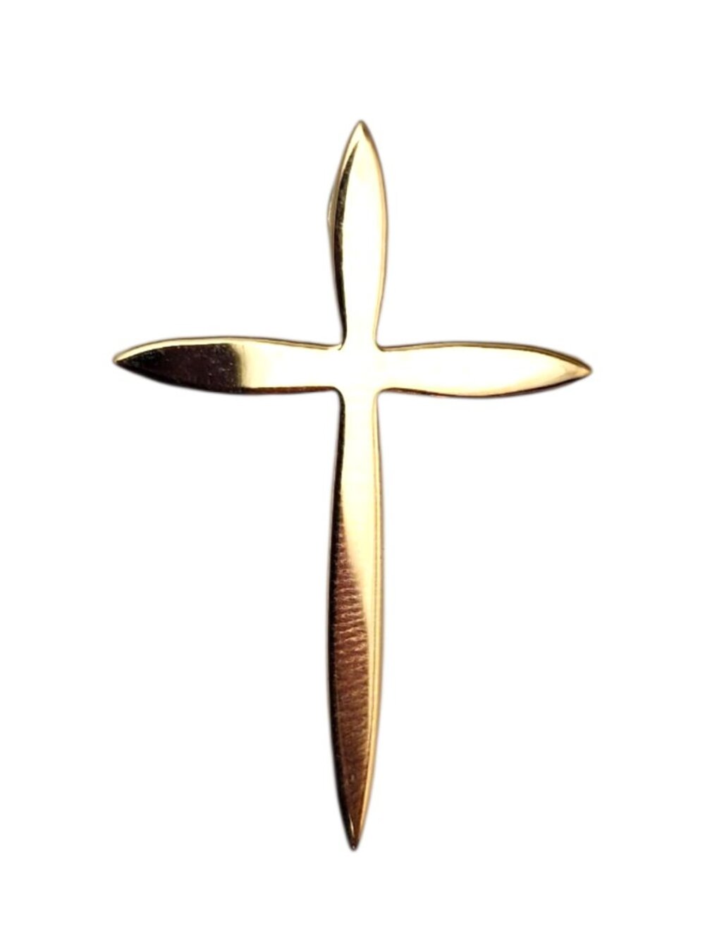 14K Yellow Gold Cross Pendant #25260